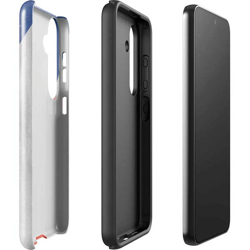 Czech Republic Flag Distressed Galaxy S25 Impact Case